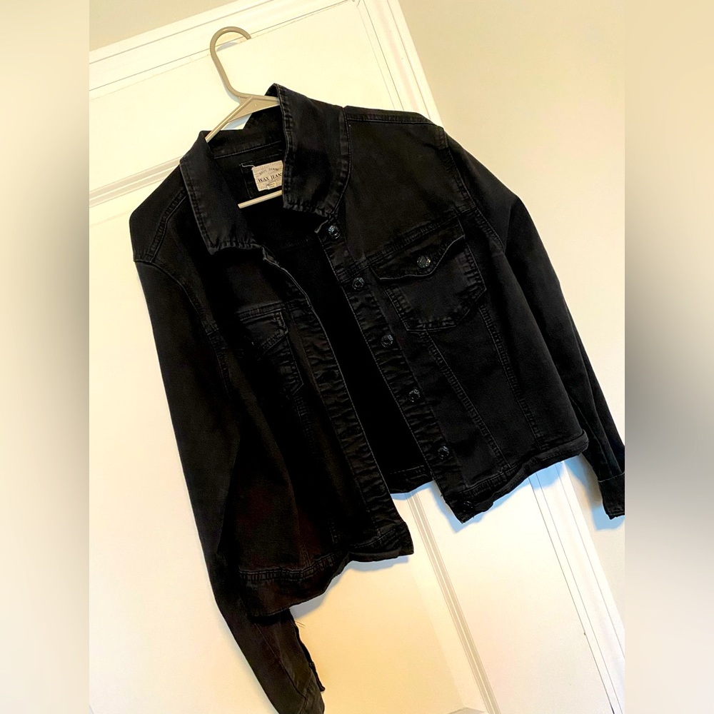 Wax Jean Black Denim Jacket